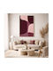 Inthebox Nopal Decorative Painting Frame 80x120x4cm Canvas Purple Pink