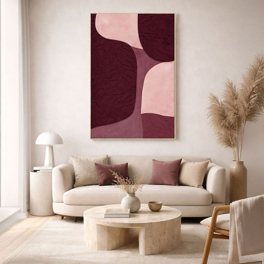 Inthebox Nopal Decorative Painting Frame 80x120x4cm Canvas Purple Pink