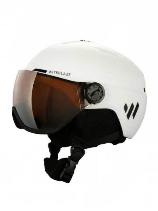 Witeblaze Мъжка Каска за Ски & Snowboard в Бял Цвят Witeblaze Мъжка Каска за Ски & Snowboard в Бял Цвят