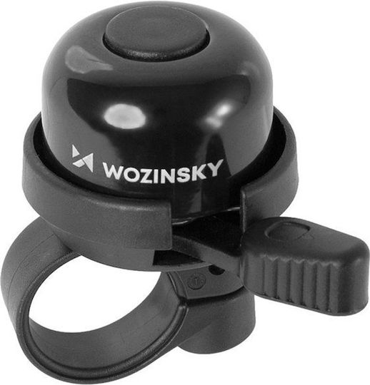 Wozinsky Wdr-s2 Алуминиев механичен велосипеден звънец Черен