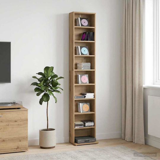 vidaXL Floor CD Case 33x23.5x175cm
