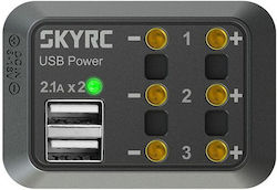 Skyrc Dc Power Distributor Banana Connector – Διανομέας Τροφοδοσίας 3 Dc Outputs & 2 Usb Skyrc Dc Power Distributor Banana Connector – Διανομέας Τροφοδοσίας 3 Dc Outputs & 2 Usb