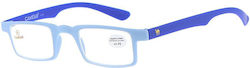 Cammello 3396 Reading Glasses +3.75 Grey/Blue
