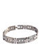 Kalliopi Silver Ανδρικό Βραχιόλι από Ατσάλι 23cm