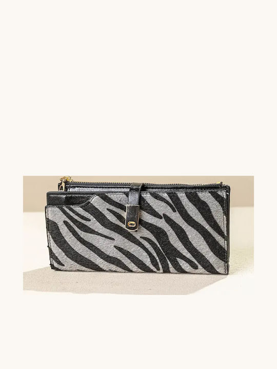 Fragola Large Women's Wallet Black