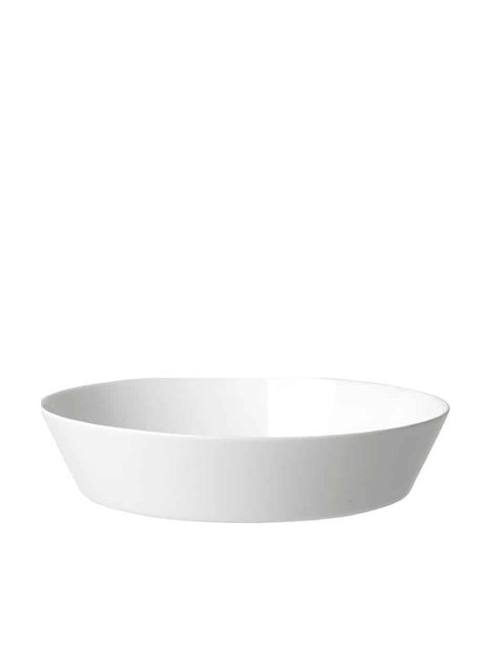Estia Edge Πιάτο Βαθύ Λευκό 22cm