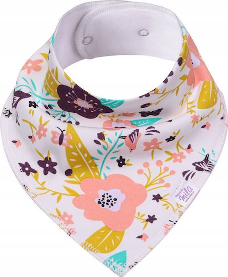 Simed Wasserdichte Baby Lätzchen Aus 100% Baumwolle Blumen