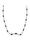 Kalliopi Silver Necklace Made Of Black Steel