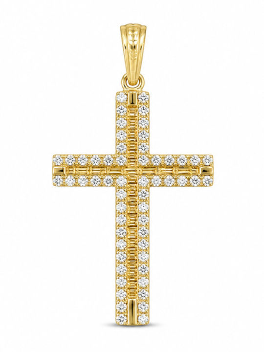 Atofio Kosmima Gold Cross 9K Without Chain