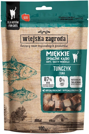 Wiejska Zagroda Katzenleckerlis mit Thunfisch / Fisch für Erwachsene Katzen 100g