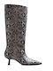 Women's Mid-Heel Boots Brown