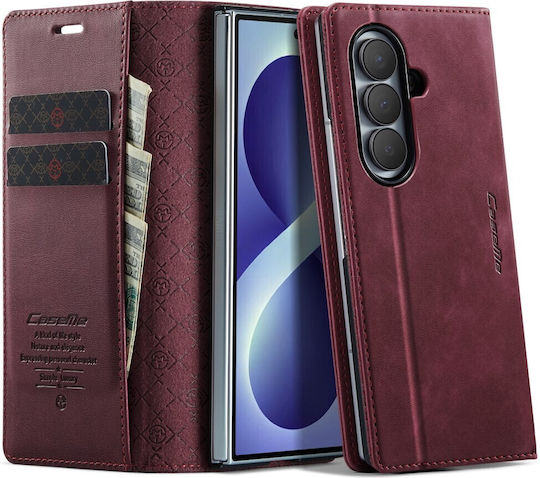 Caseme 033 Retro Book Case Wine Red Samsung Galaxy Z Fold8 Ultra 5g