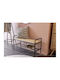 Metal Shoe Organizer from Bamboo 80x50x33.5cm