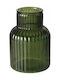 Boltze Dekorative Glasvase Grüne Y20cm