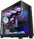 GameMax NEX C53 BK Gaming Midi Tower Computer Case with Side Window and ARGB Lighting Black