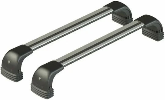 Nordrive Bare De Acoperiș Din Aluminiu Silenzio CX Pentru Mini Cabrio BMW Seria 3 E46 1999-2006 Set Cu Picioare Argintii