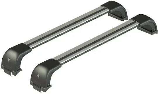 Nordrive Bare De Acoperiș Din Aluminiu Silenzio CX Pentru Renault Captur 2013-2019 Set Cu Picioare Argintii