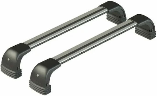 Nordrive Bare De Acoperiș Din Aluminiu Silenzio CX Pentru Mercedes-Benz R 2006-2013 Set Cu Picioare Argintii