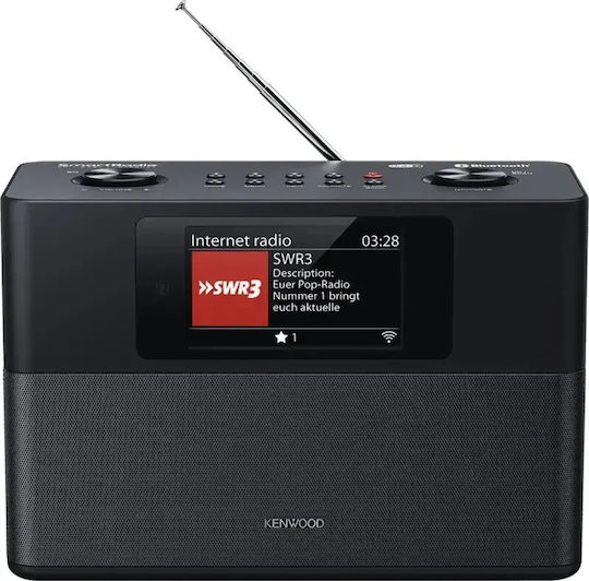 Kenwood 1402391 Επιτραπέζιο Ραδιόφωνο DAB+ με Bluetooth και USB Μαύρο