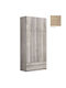 Dulap cu Ușă Dublă cu Loft Latte 102x60x233cm