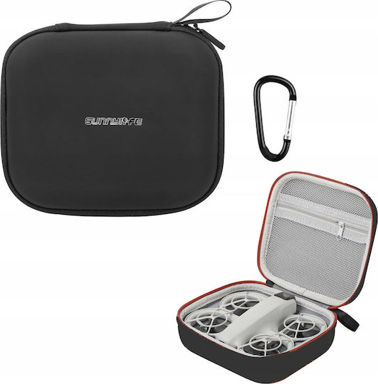 Sunnylife Husă De Transport Neagră Din Material Textil Pentru DJI Neo 17.5x6.7x15.6cm