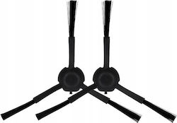 Jettools Πλευρικές Βούρτσες Καθαρισμού Xiaomi Mi Robot Mop 1c Stytj01zhm Σετ 2 Τεμαχίων Μαύρο