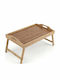 Zeller Bambus Bett-Tablett 54x30x24cm