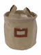 Home&Styling Collection Καλάθι Αποθήκευσης Υφασμάτινο Γκρι 16x16x23cm