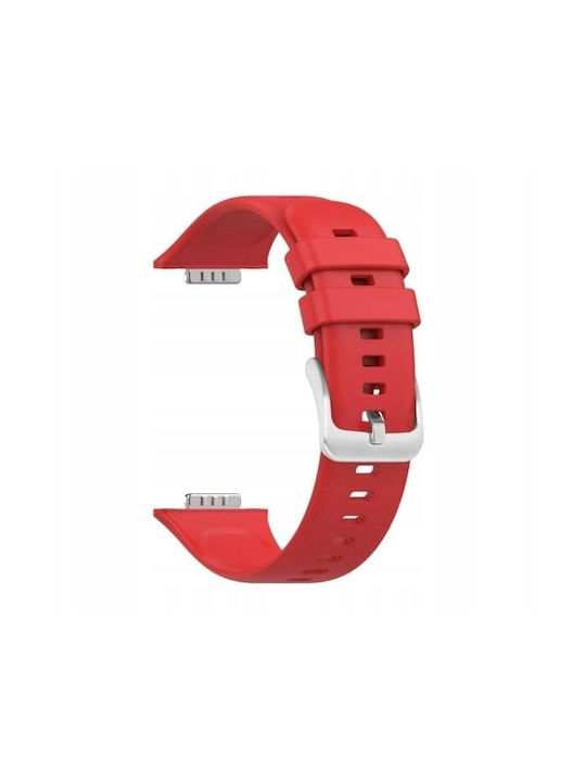 Fixed Fixed Silicone Silicone Strap Huawei Watch Fit 4 4pro 3 Red