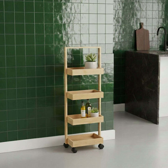 5Five Boden Badezimmerregal Bamboo 90x16x90cm