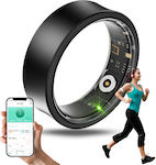 R11M Smart Ring 20.6mm με Παλμογράφο Μαύρο