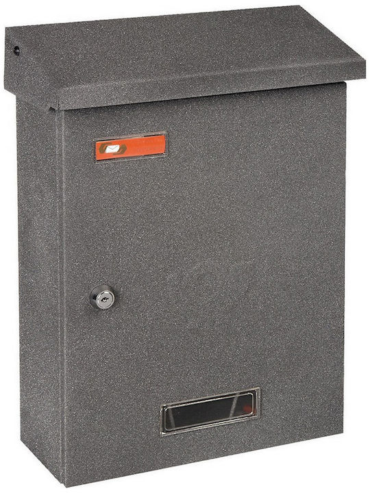 Viometal Cutie Poștală Pentru Exterior Metalică În Culoare Argintie 28x10x38cm 3001-argintiu