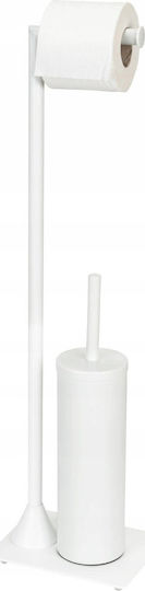 Wenko Metallic Bathroom Bin White