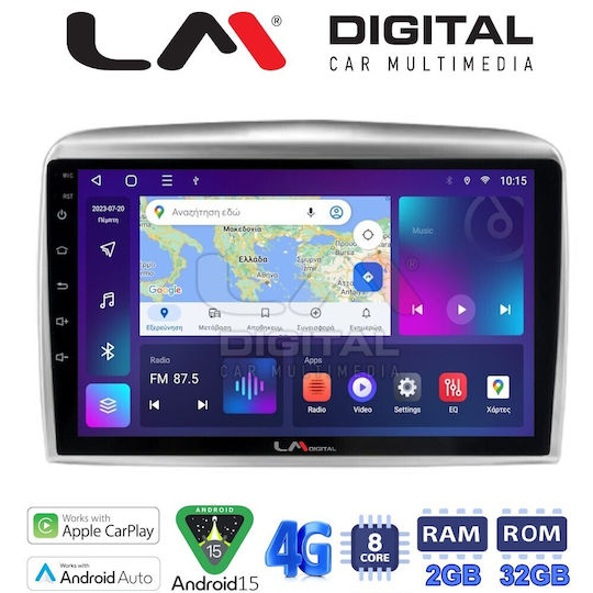 LM Digital Car Audio System for Lancia Ypsilon 2006 2010 Bluetooth USB Wi-Fi GPS Apple CarPlay Android Auto
