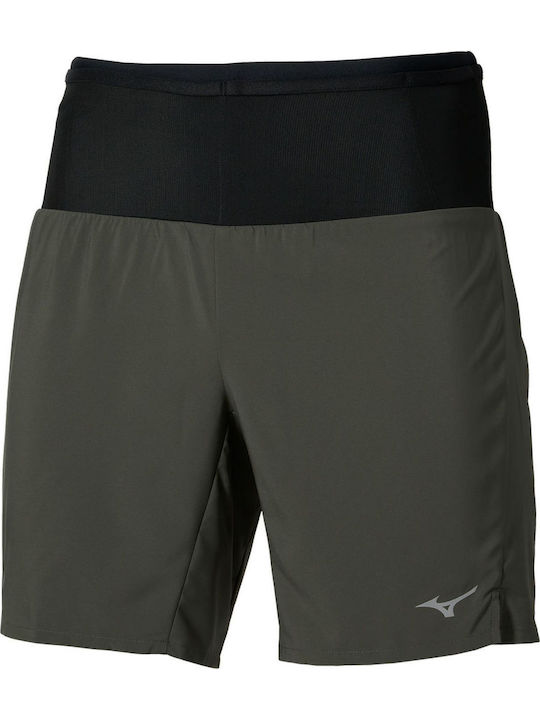 Mizuno 2 in 1 Αθλητική Ανδρική Βερμούδα Forest ...