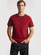 Logo T-Shirt Burgundisch