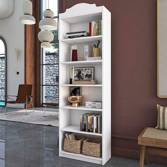 Bücherregal Weiß 60x25x187,8cm Bücherregal Weiß 60x25x187,8cm