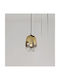 Ondaluce Hanging Ceiling Light Gold with E27 Socket 15x15cm