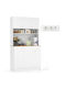 Wandküchenschrank Weiß 100x40x181cm JV13266DE-WH