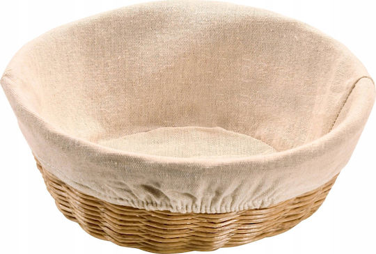 Kesper Kesper Stoff Brotkorb Braun 25x25cm