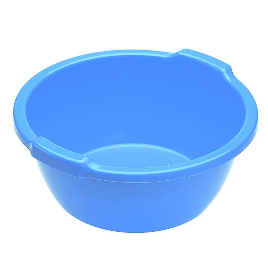 Rund Reinigungseimer Italien 35x35x15cm Gewicht 7l Hellblaue