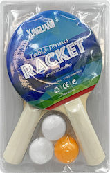 Tischtennisschläger + 3 Ping Pong Bälle 25x17cm ToyMarkt 912241 Tischtennisschläger + 3 Ping Pong Bälle 25x17cm ToyMarkt 912241