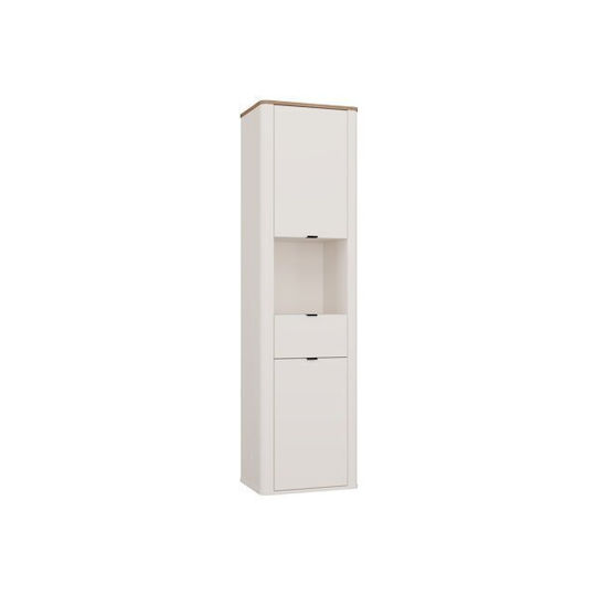 Epipla1.gr Soavie 111 Ντουλάπι Μπάνιου 48x35x178cm Δρυς