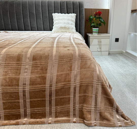 Chios Hellas Doppeldecke 200x220cm Braun 35286KA