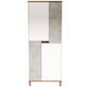 Hanah Home Badezimmerschrank 69.7x40x175cm Weiß