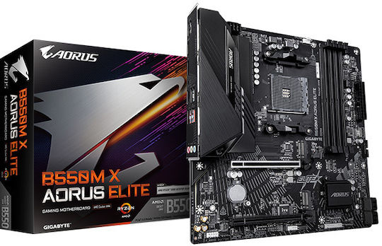 Gigabyte B550M X Aorus Elite Motherboard Micro ATX με AMD AM4 Socket