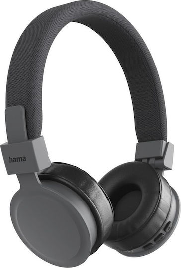 HAMA Freedom Lit III Kabellose / Verkabelte On Ear Kopfhörer mit 15 Stunden Wiedergabezeit Schwarz