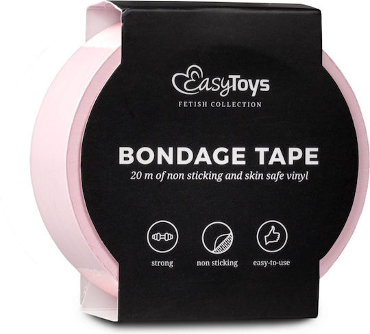 Easytoys Bondage Tape Лента за връзване в розов цвят