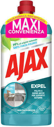 Ajax Expel Floor Cleaner for Multiple Surfaces Removes Stubborn Grease and Dirt Instantly 1.25l Bottle