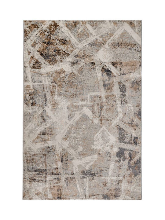 Viokarpet Fanci If36a Weißes Dunkelgrau 160x230